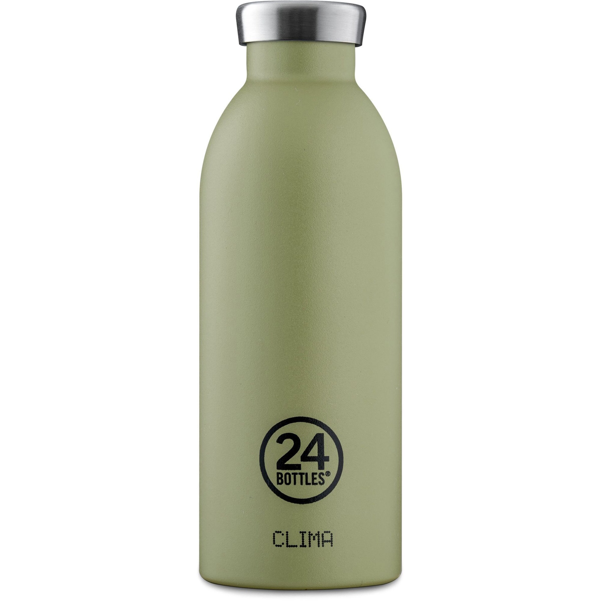 24Bottles Drinkfles 'Clima' in Groen: voorkant
