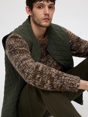 Pull-over 'SLHPepper' SELECTED HOMME en marron