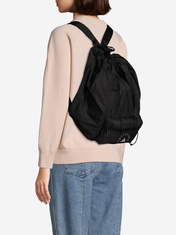 Borsone sportivo da palestra 'Gym Sack' di ADIDAS BY STELLA MCCARTNEY in nero