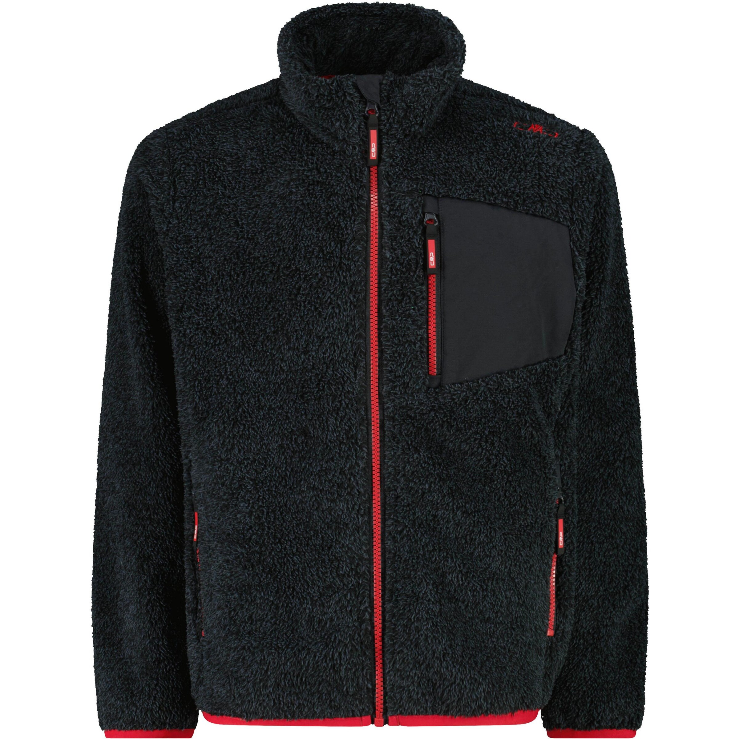 CMP Fleece Jacket in Black: front