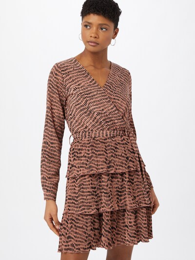 SISTERS POINT Robe 'NEKKO' en rosé / noir, Vue avec modèle