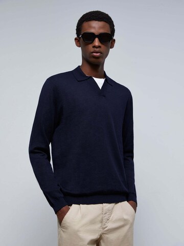 Scalpers Pullover in Blau