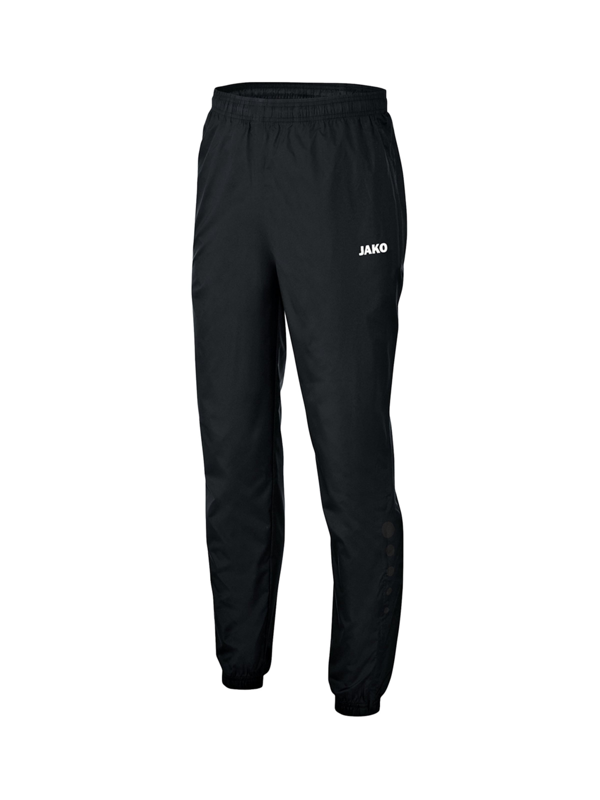 JAKO Tapered Sporthose 'Team 2.0' in Schwarz: Vorderseite