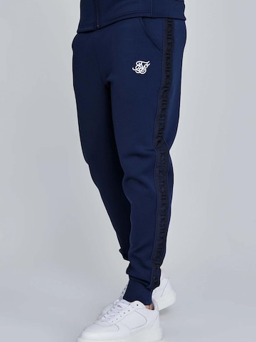 SikSilk Trainingsanzug 'Hoodie And Joggers Set' in Blau