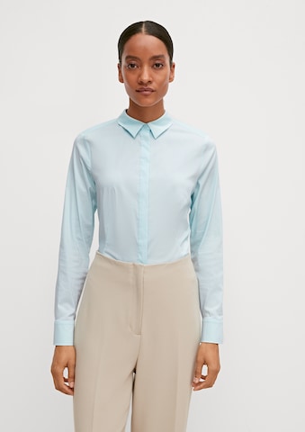 COMMA Blouse in Blauw: voorkant