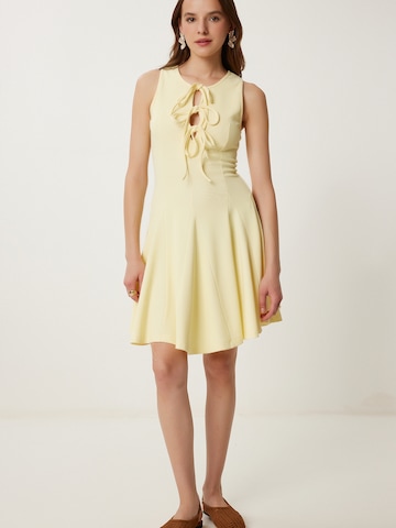 Happiness İstanbul Šaty - Žltá