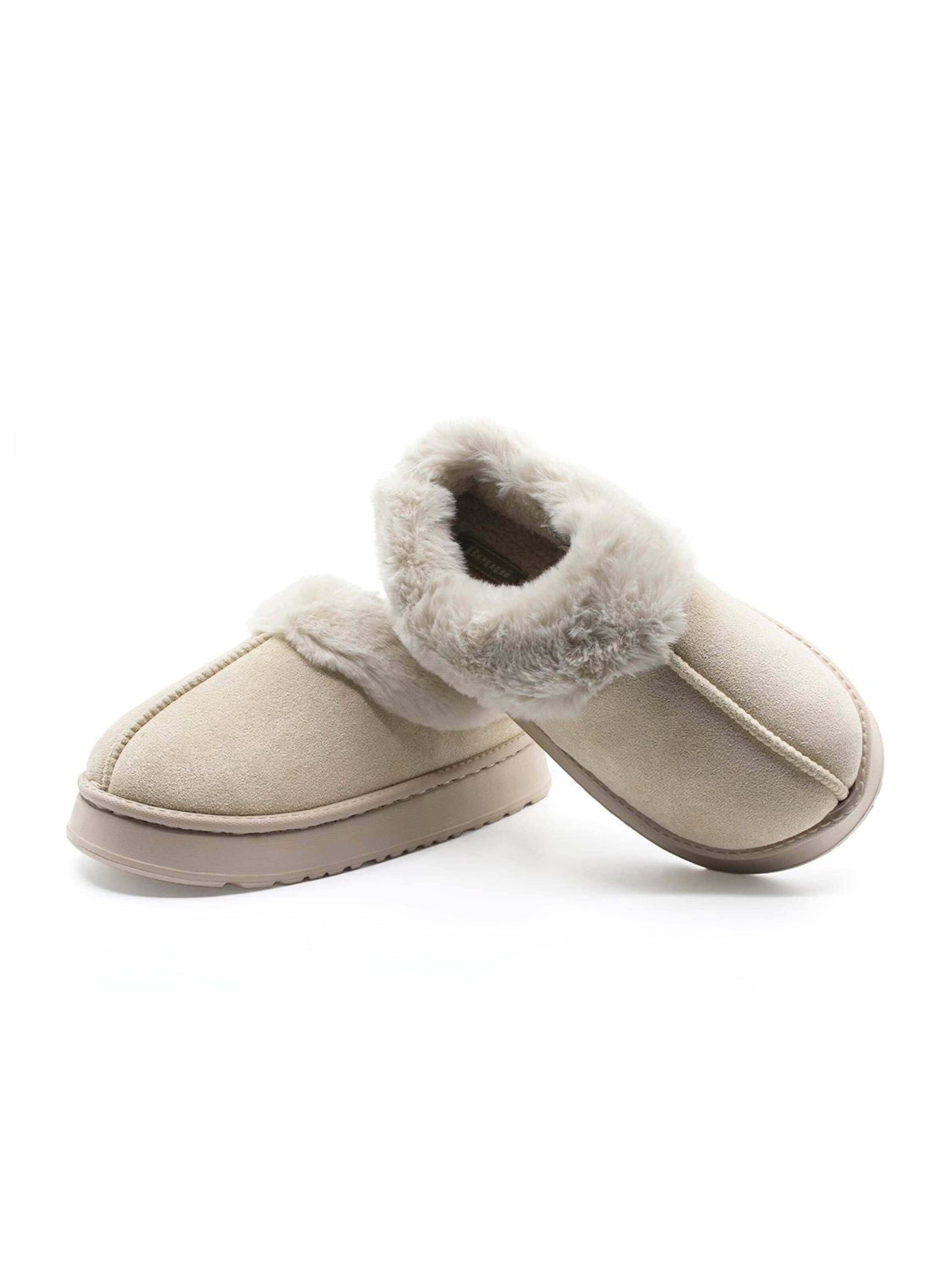 Beppi Slipper 'Indoor Shoe' in Beige