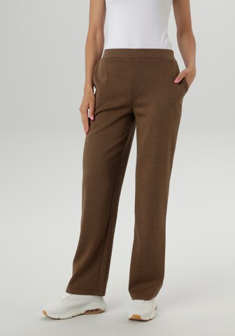 Aniston SELECTED Regular Pants in Brown: front