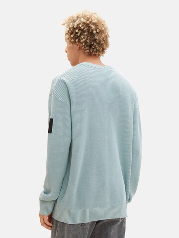 TOM TAILOR DENIM Pullover in Blau