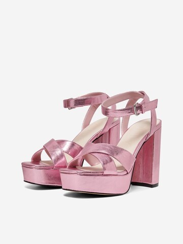 ONLY - Sandalias en rosa