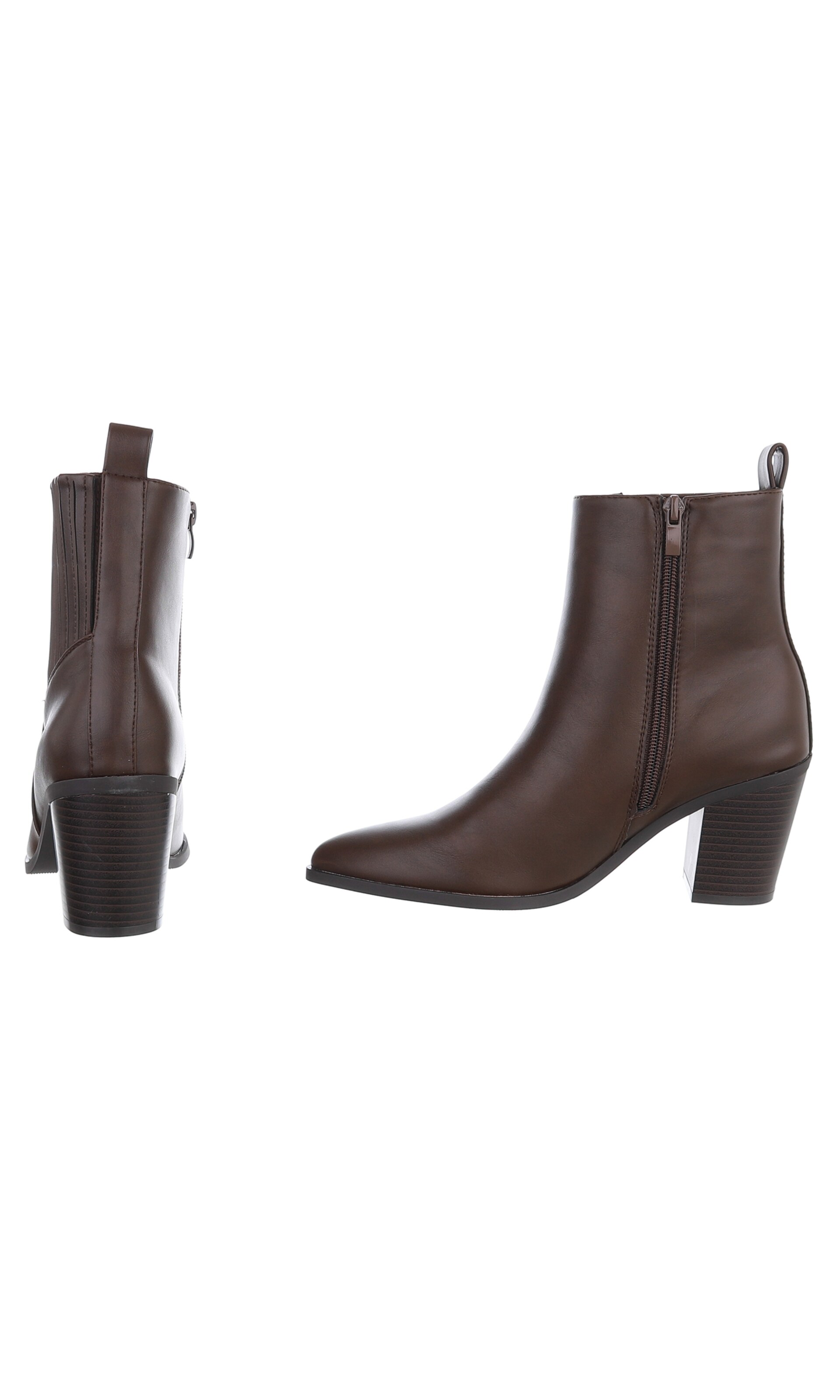 Ital-Design Stiefelette in Braun