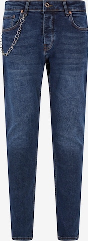 2Y Premium Slimfit Jeans in Blauw: voorkant