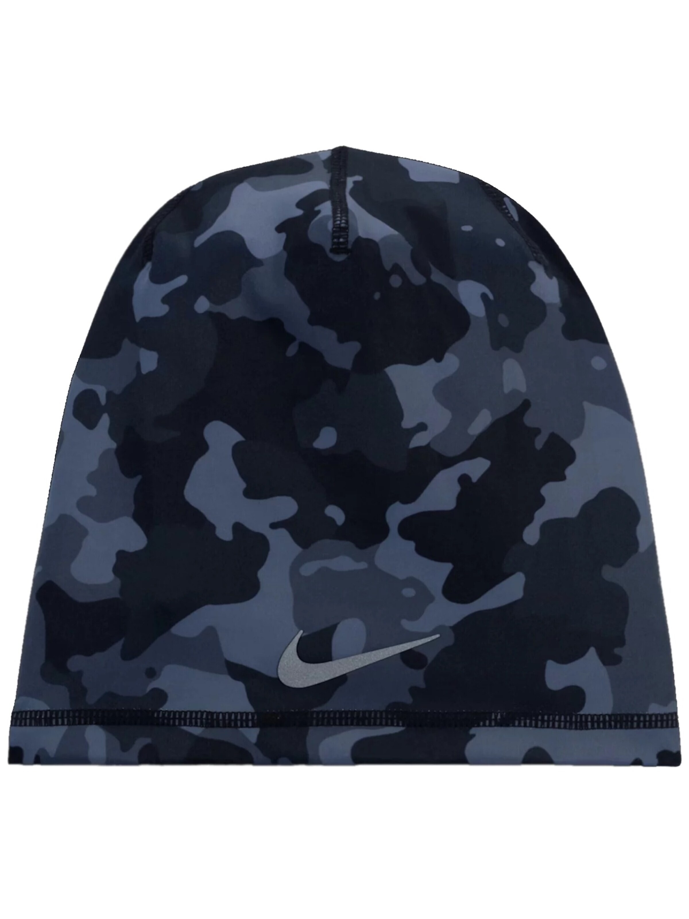 NIKE Mütze 'Nike Peak Dri-FIT Uncuffed Beanie'‌‌‌‌‌‌‌‌ in Grau: Vorderseite