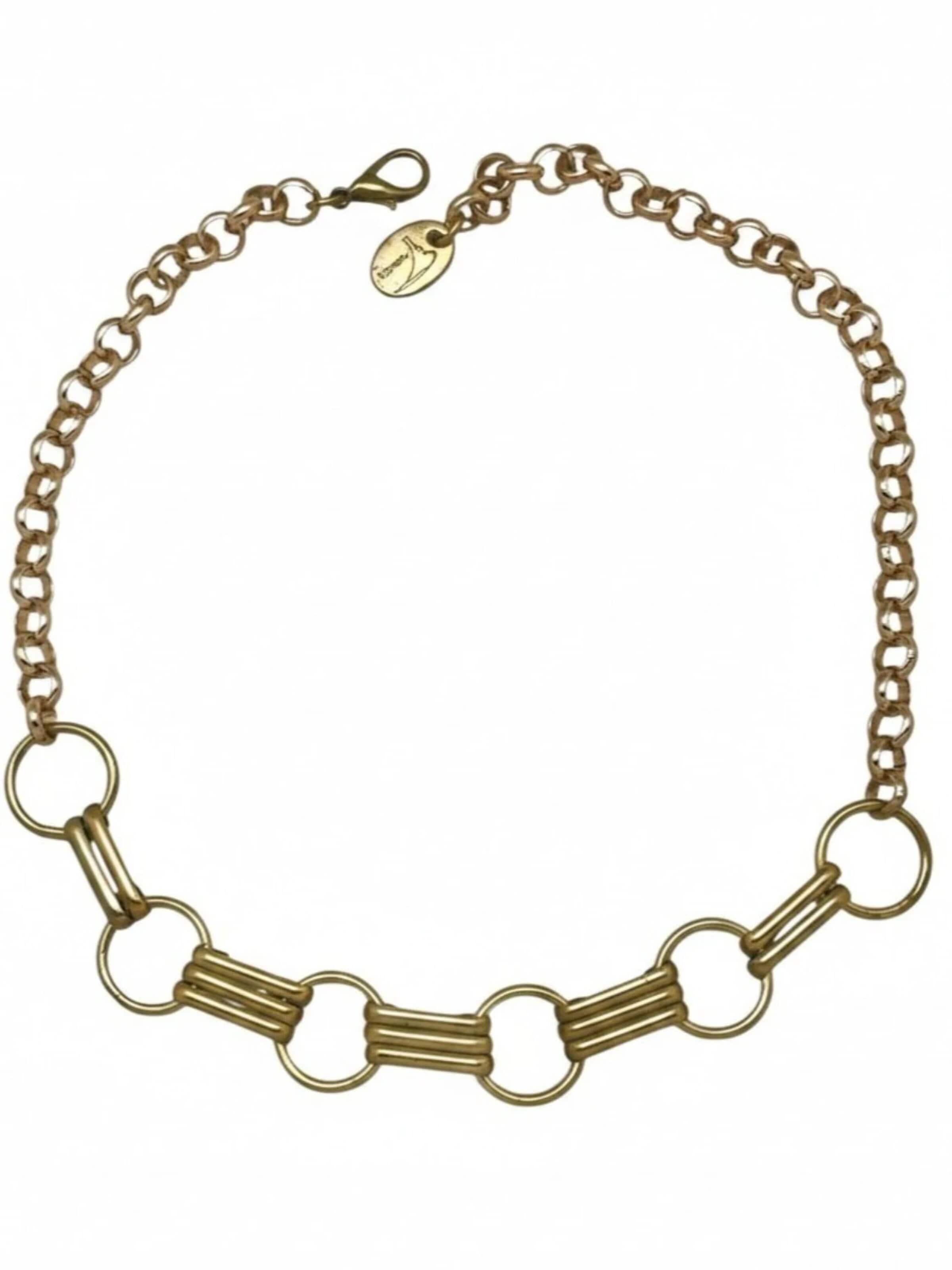 Gloria Mago Kette 'Total For U choker in gold-brass'‌‌‌‌‌‌‌ in Gold: Vorderseite