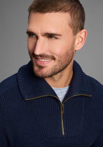 Bruno Banani LM Pullover in Blau
