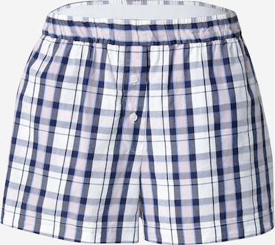 Monki Housut värissä marine / vaaleansininen / valkoinen, Tuotenäkymä