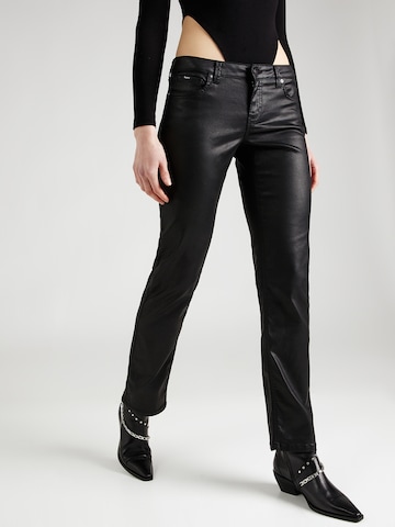 Pepe Jeans - Regular Calças de ganga em preto: frente