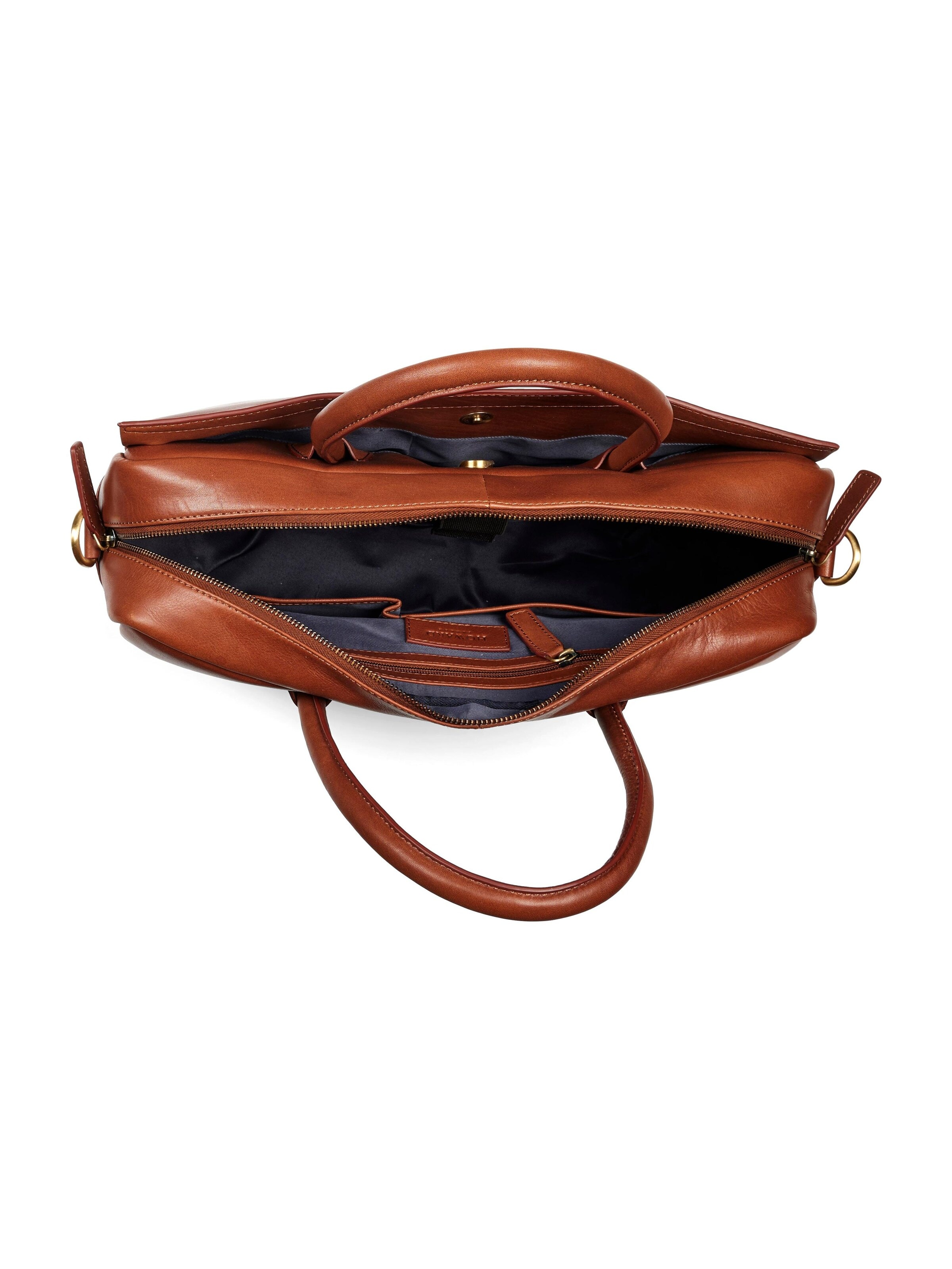 Borsa per laptop 'Laptop Bag Charlie Brown' di Howard London in marrone