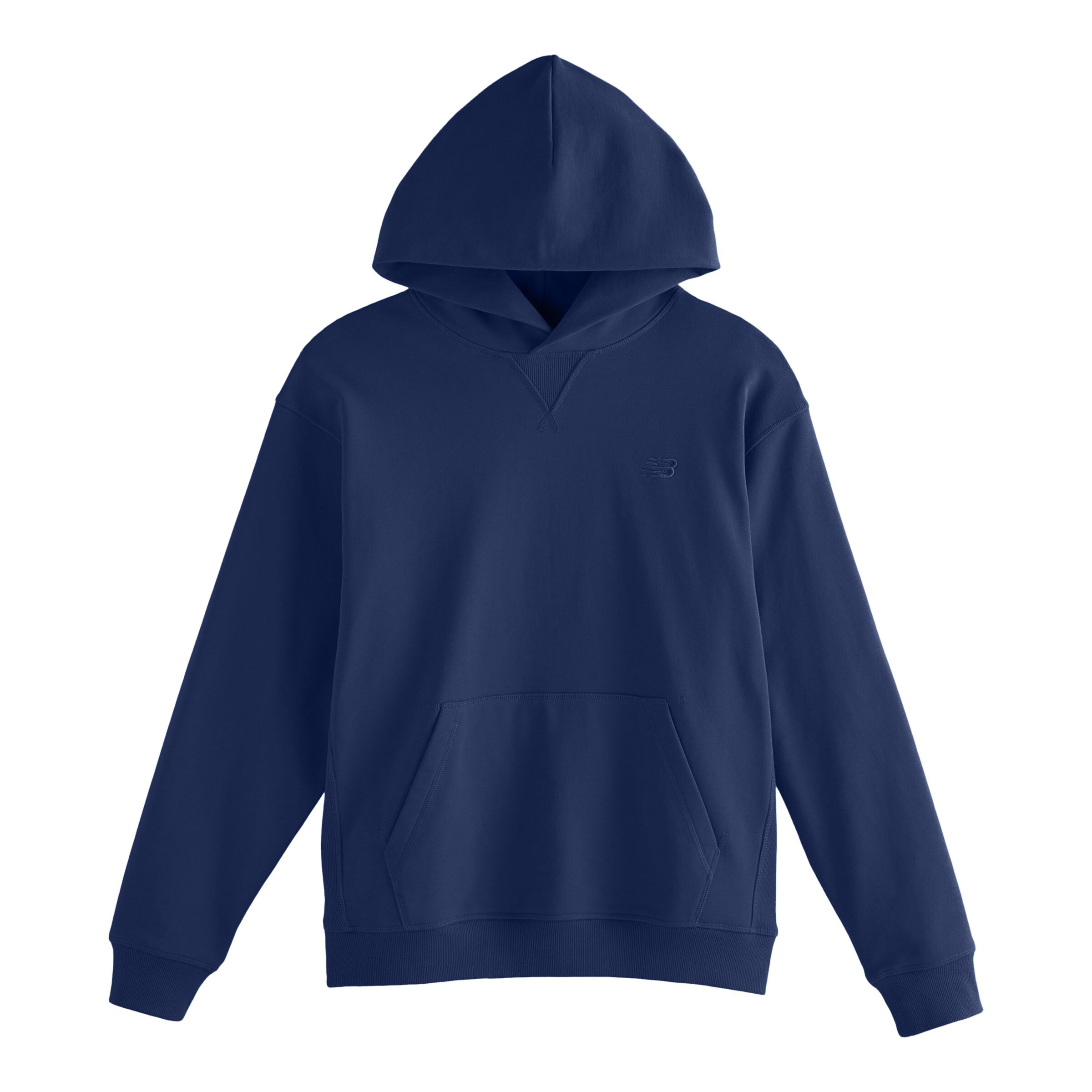 new balance Sweatshirt 'Athletics French Terry Hoodie' in Blauw: voorkant