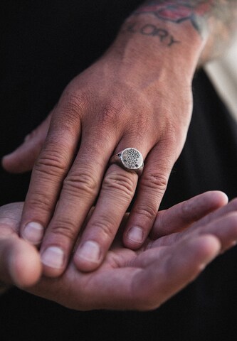 Haze&Glory Ring 'Antidote' in Silver: front