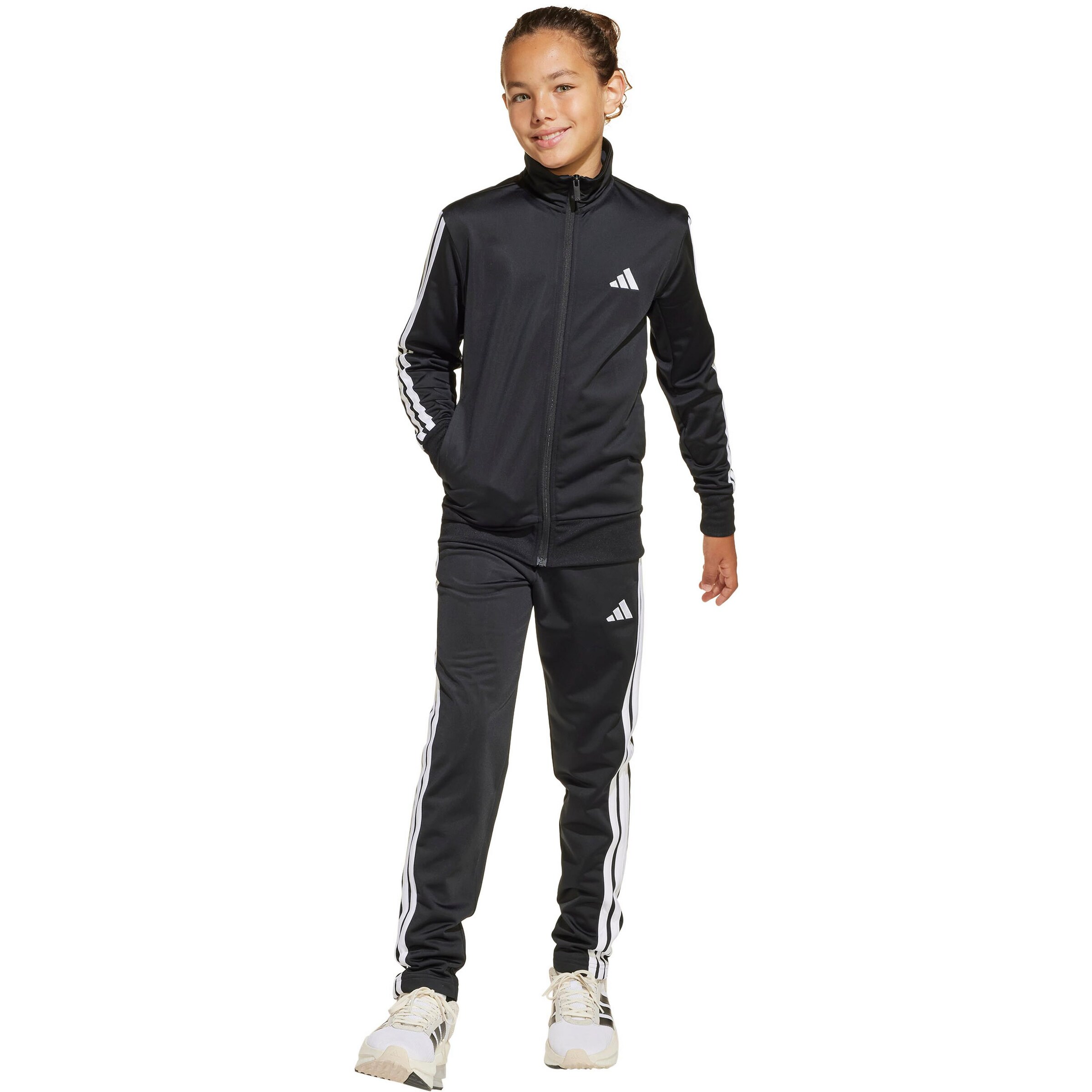 ADIDAS SPORTSWEAR Træningsdragt i sort: forside