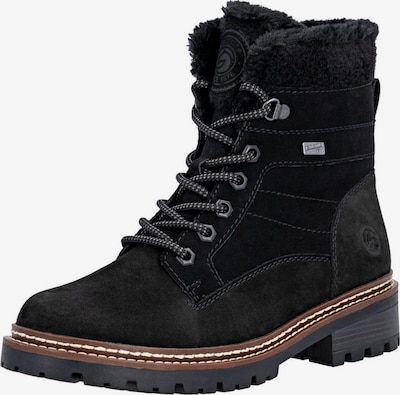 Cizme cu șireturi REMONTE pe negru, Vizualizare produs