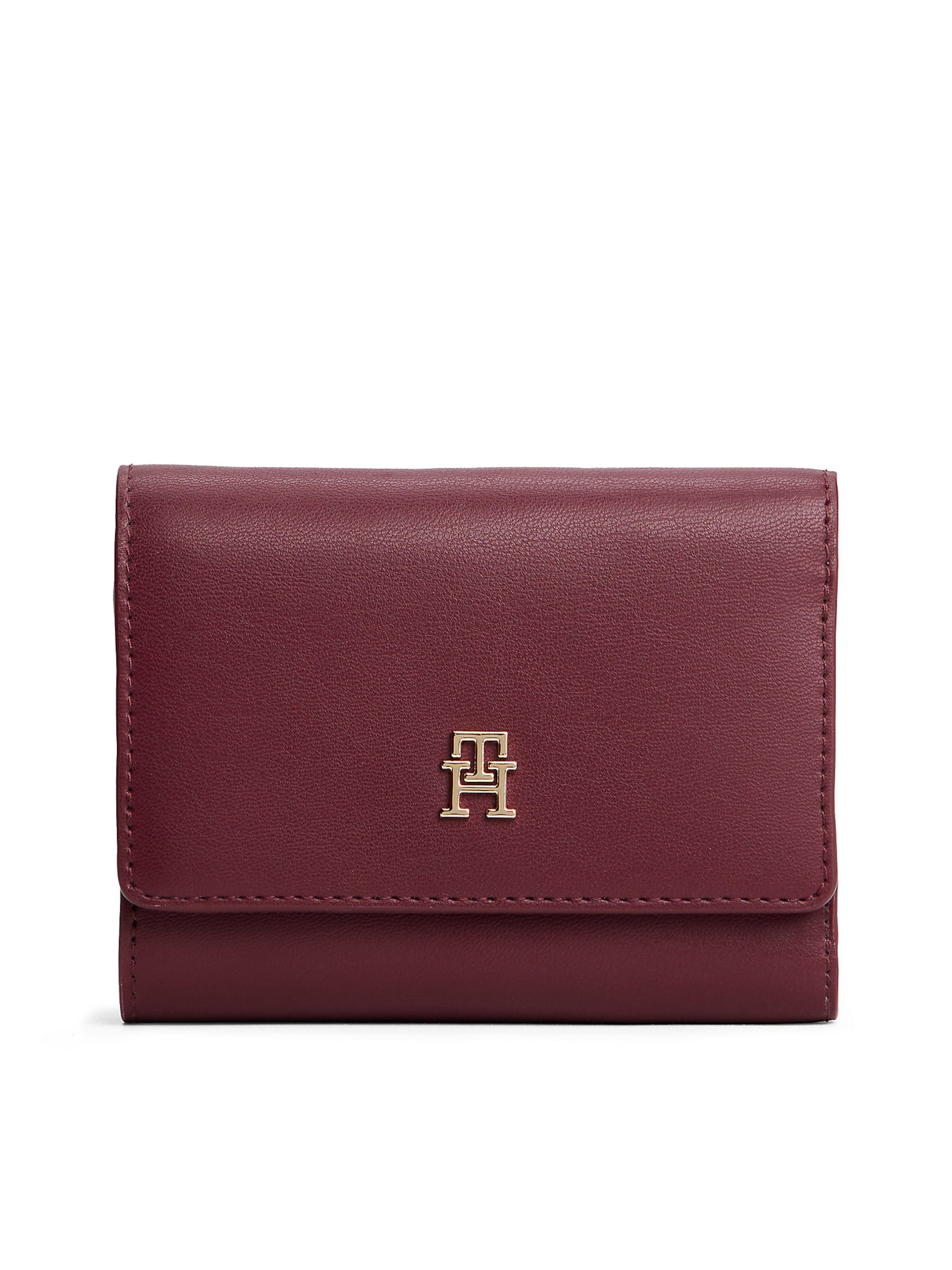 TOMMY HILFIGER Wallet in Red: front
