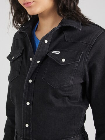 Abito 'DENIM MATCH UP DRESS' di WRANGLER in nero