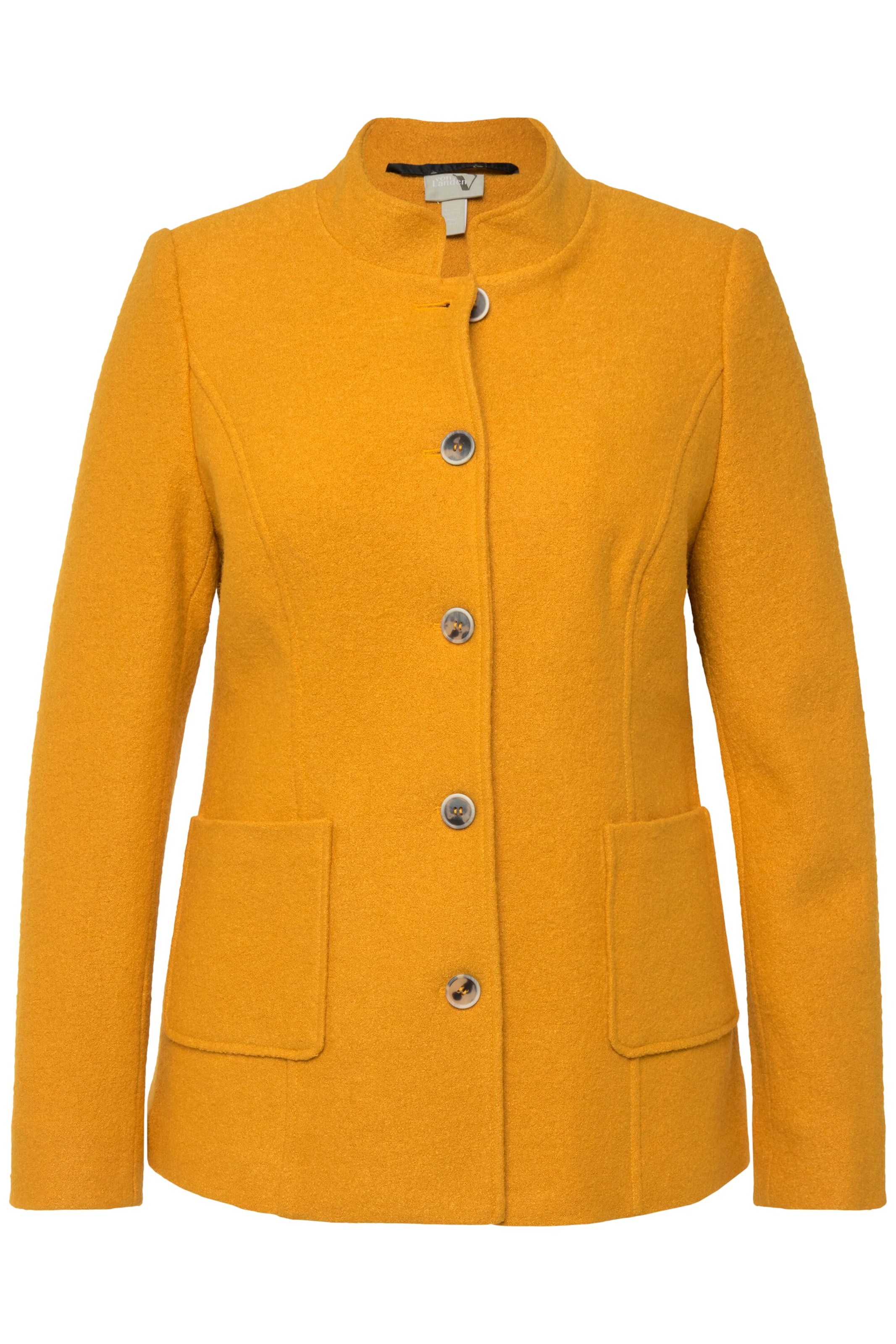 Ulla Popken Blazer in Gelb: Vorderseite