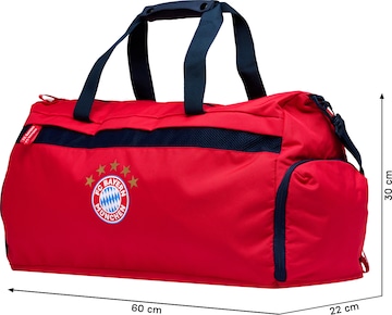 FC BAYERN MÜNCHEN Sports Bag 'FC Bayern München' in Red
