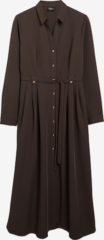 s.Oliver BLACK LABEL Kleid in Braun: Vorderseite