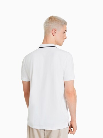 T-Shirt Bershka en blanc