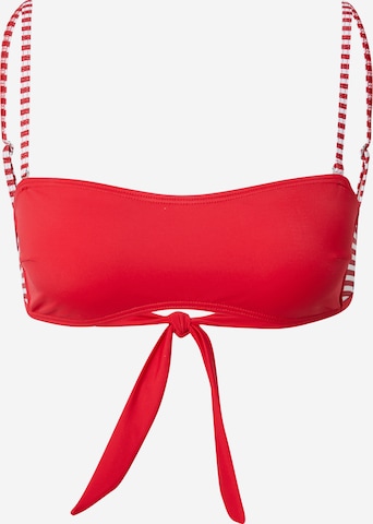 DIESEL Bandeau Bikinitop 'DOLYS' in Rood: voorkant