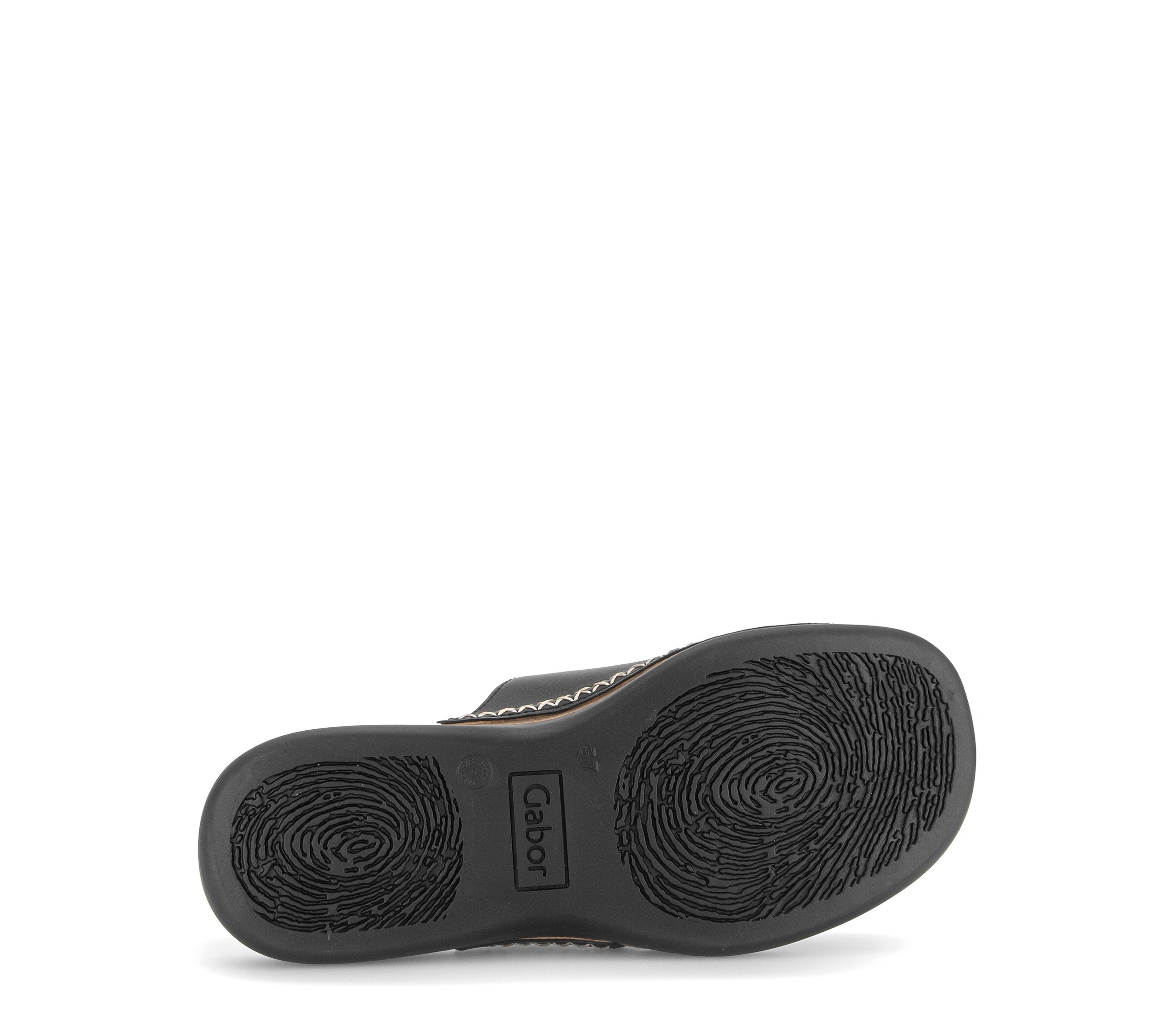GABOR T-Bar Sandals in Black