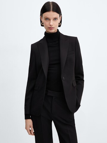 Blazer 'BOREAL' MANGO en noir : devant