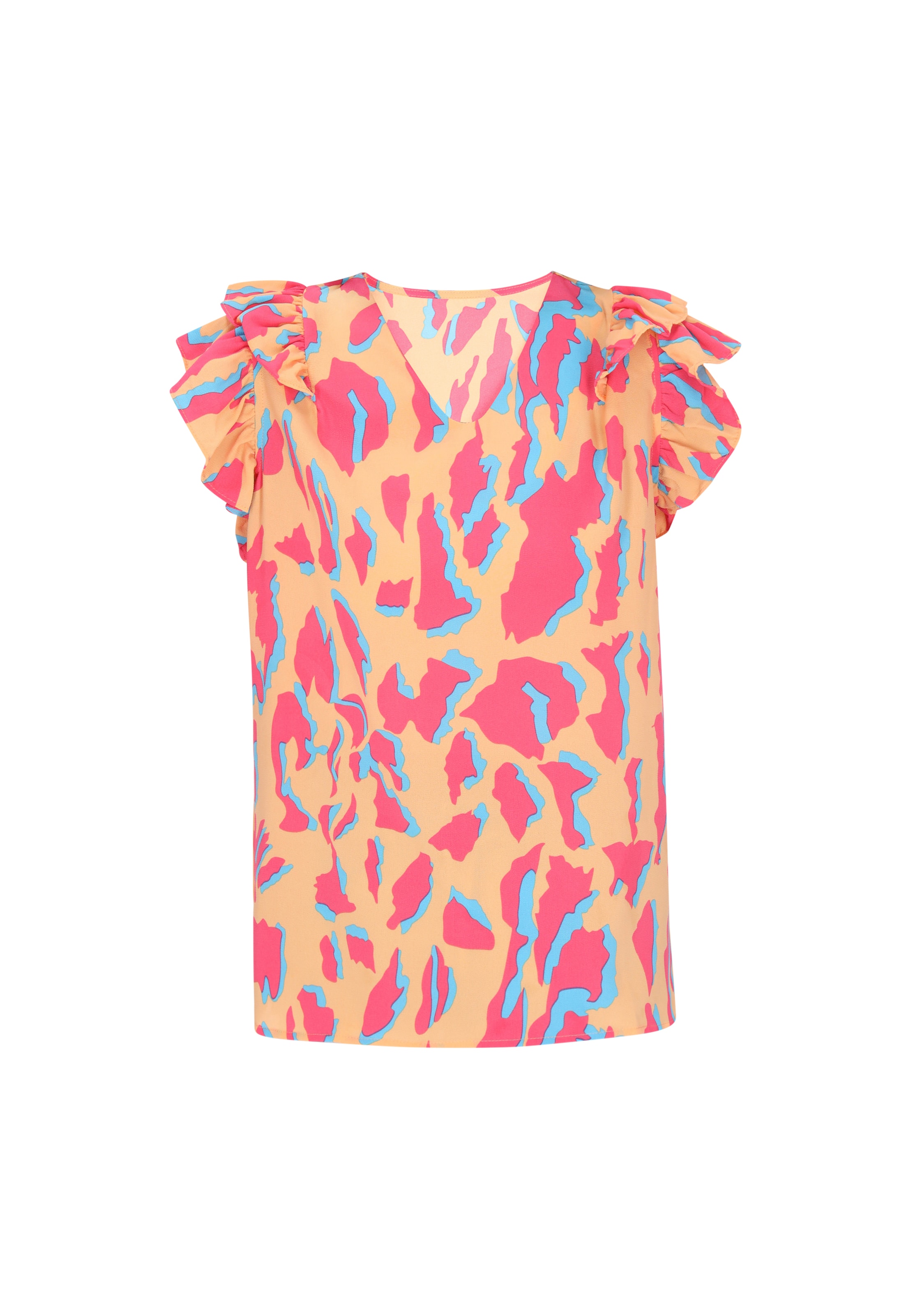 IZIA Blus i blå / orange / rosa, Produktvy