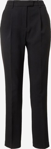 Coupe slim Pantalon à pince TOPSHOP en noir : devant