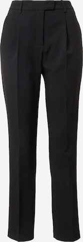 Coupe slim Pantalon à pince TOPSHOP en noir : devant