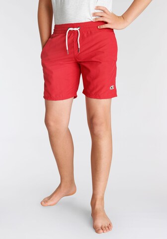 Shorts de bain 'Vert' O'NEILL en rouge : devant