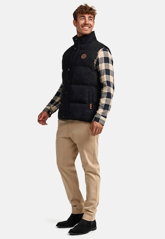 INDICODE JEANS Bodywarmer 'Cobbyn' in Zwart