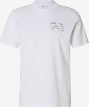 Maglietta di Calvin Klein Jeans in bianco: frontale