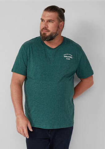 s.Oliver Shirt in Groen: voorkant
