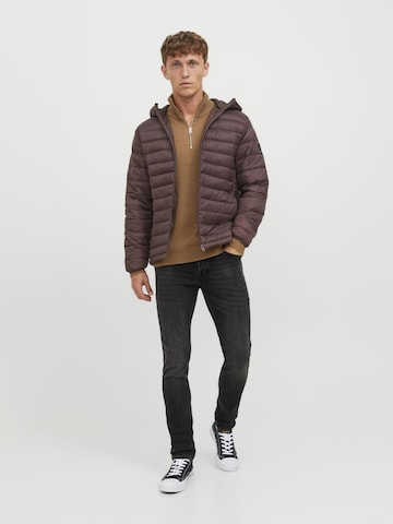 Coupe slim Jean 'JWHGLENN JJORIGINAL' JACK & JONES en noir