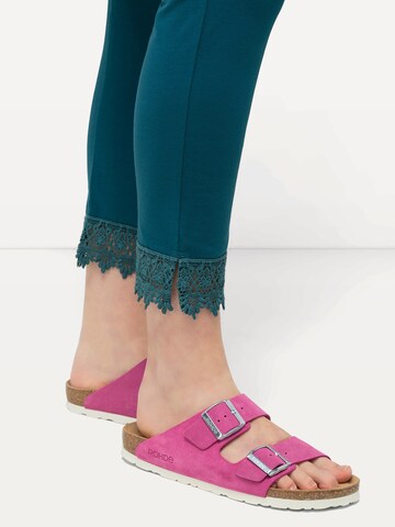 Ulla Popken Skinny Broek in Groen