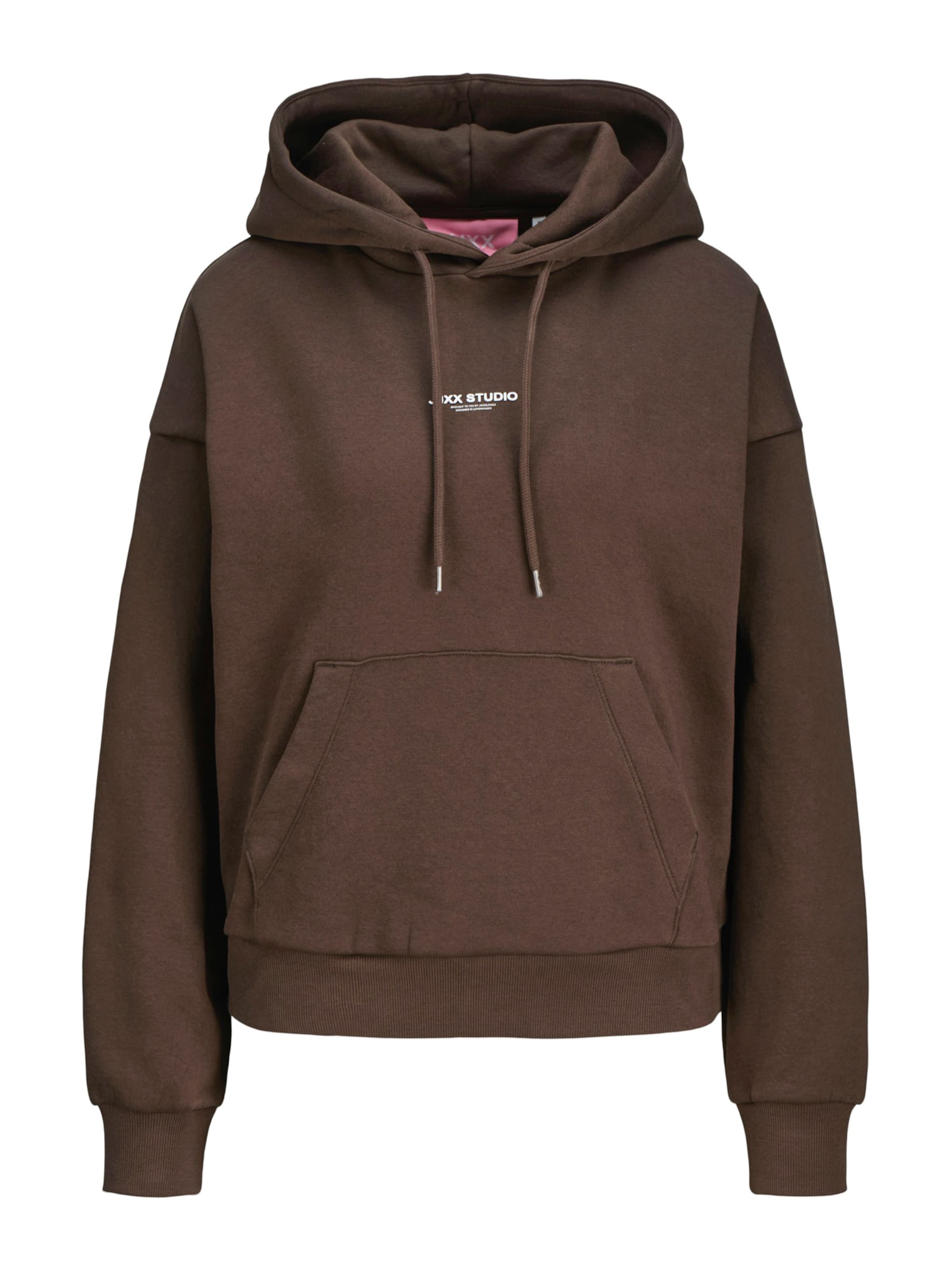JJXX Mikina 'JXStudio Vesterbro' – hnědá: přední strana