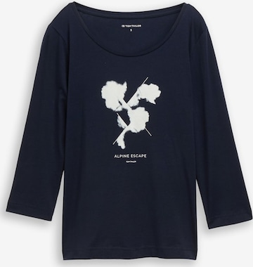 Maglietta di TOM TAILOR in blu: frontale
