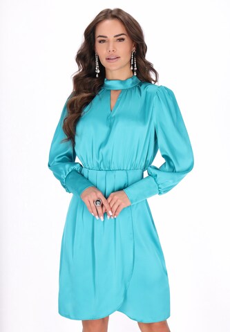 faina Cocktail Dress in Green: front