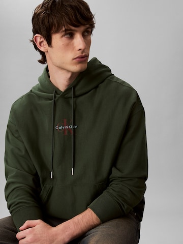 Calvin Klein Jeans Sweatshirt in Green