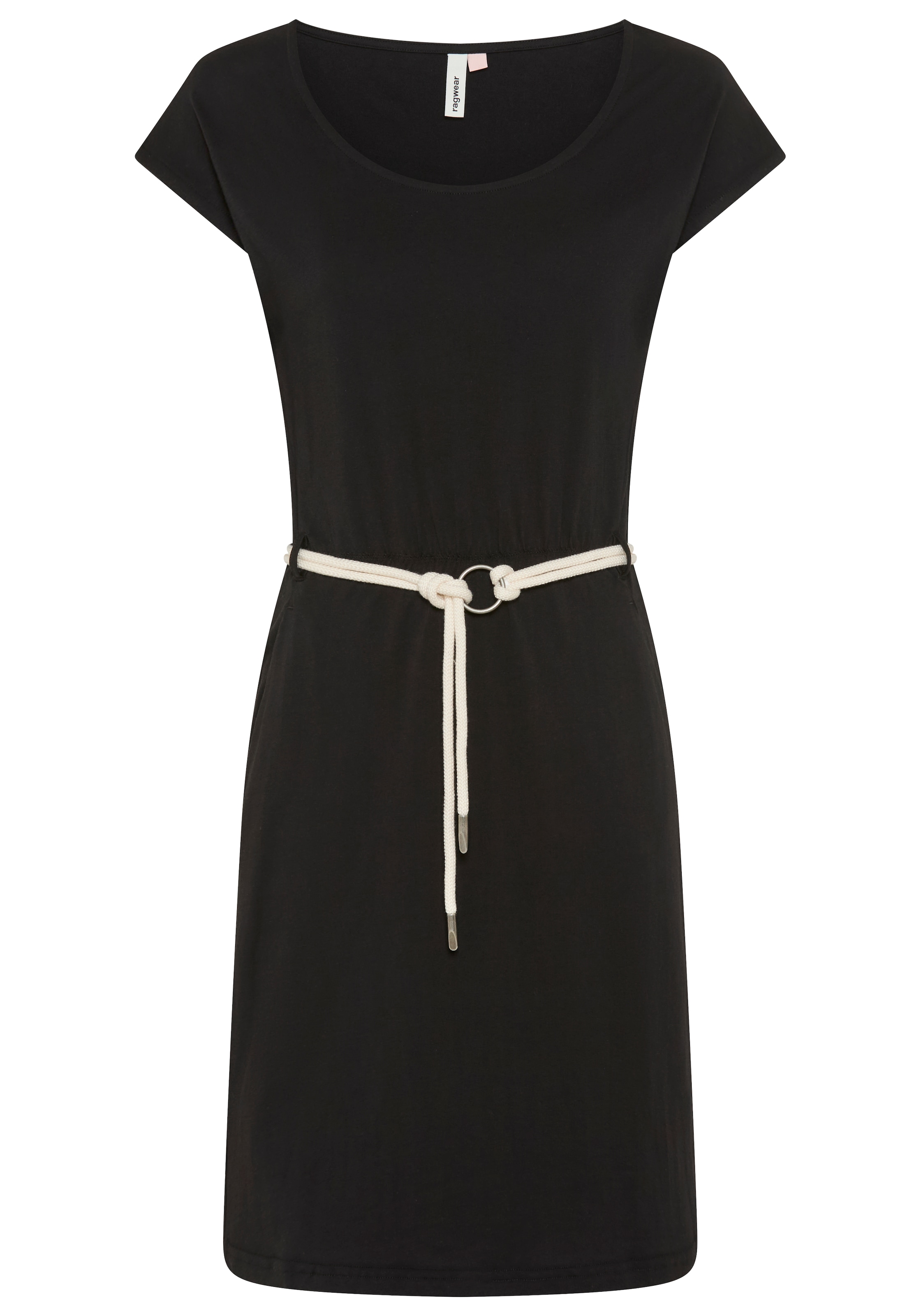 Ragwear Kleid in Schwarz: Vorderseite