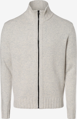 Nils Sundström Knit Cardigan ' ' in Beige: front